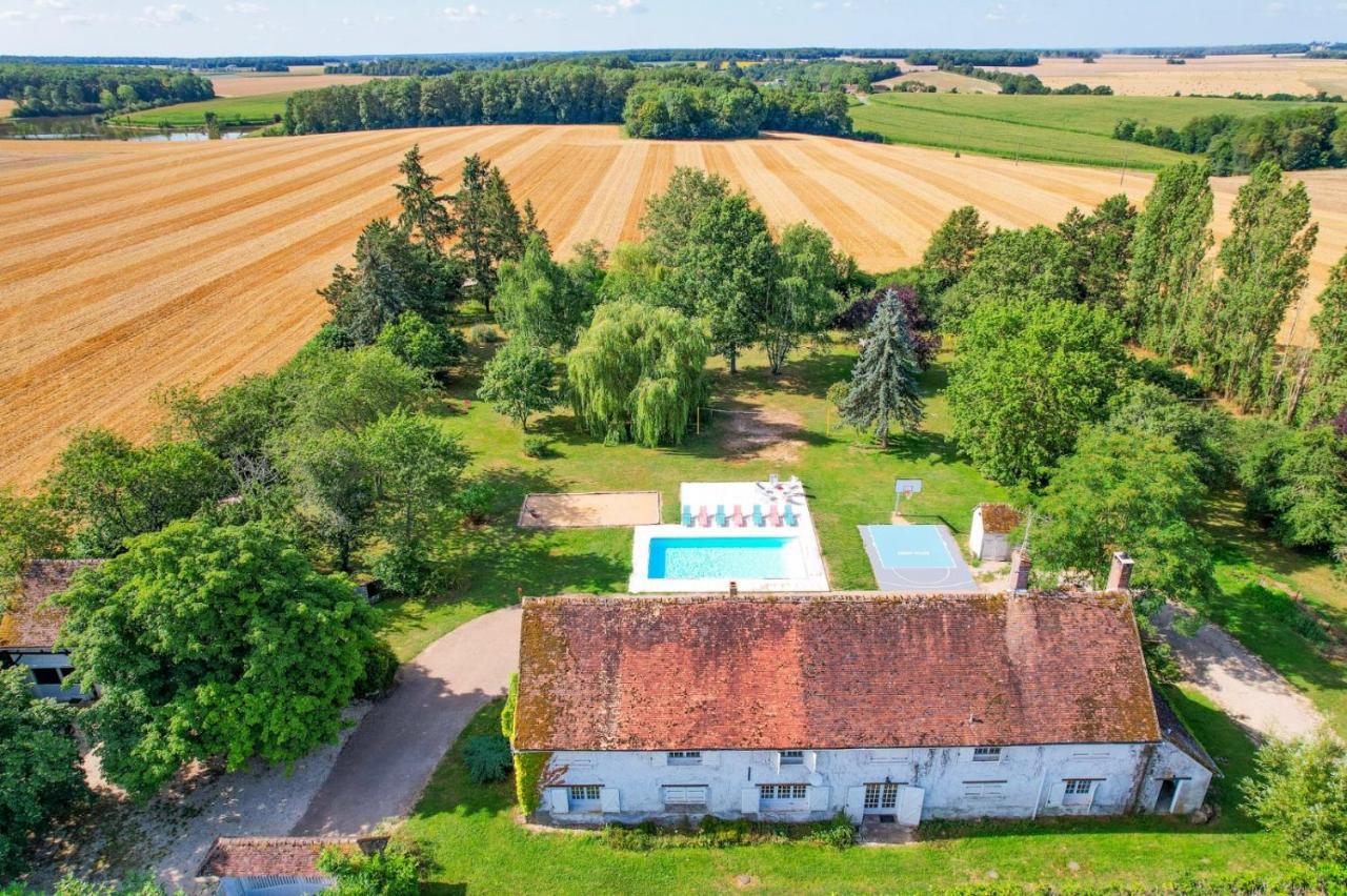 Crazy Villa Etisseaux 45 - Heated Pool - Volley Court - 1H30 Paris - 45P Saint-Maurice-sur-Aveyron Eksteriør bilde